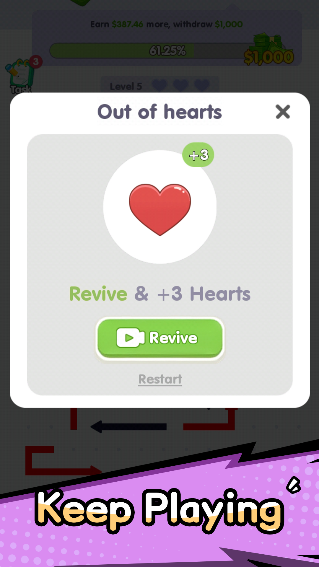 Arrow Move — puzzle progression